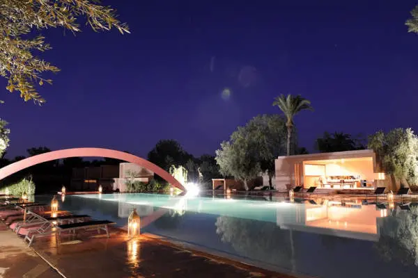 Located in the palm grove of Marrakech, 10 minutes from the 